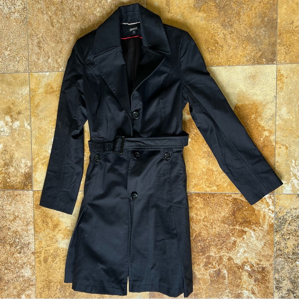 Women's Black Trench Coat